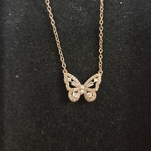 Elegant Butterfly Pendant Necklace